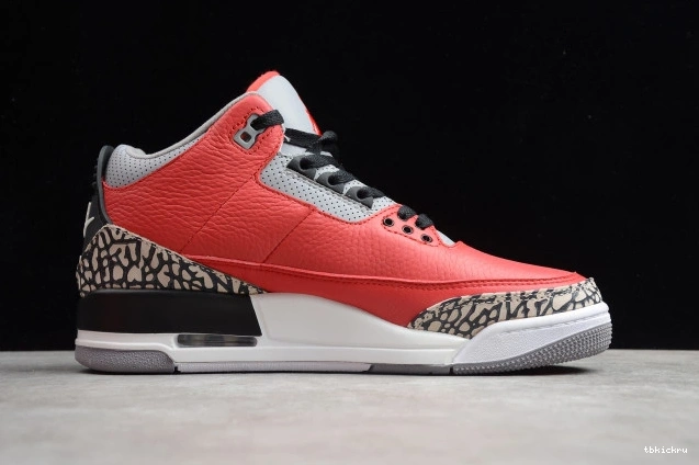 Cheap TBK Cement Red 3 CK5692-600 Air Jordan 0704